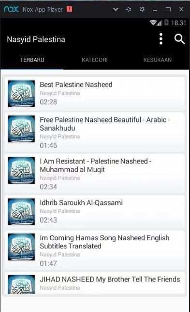 Nasyid Palestina Terbaru Mp3 screenshot 4