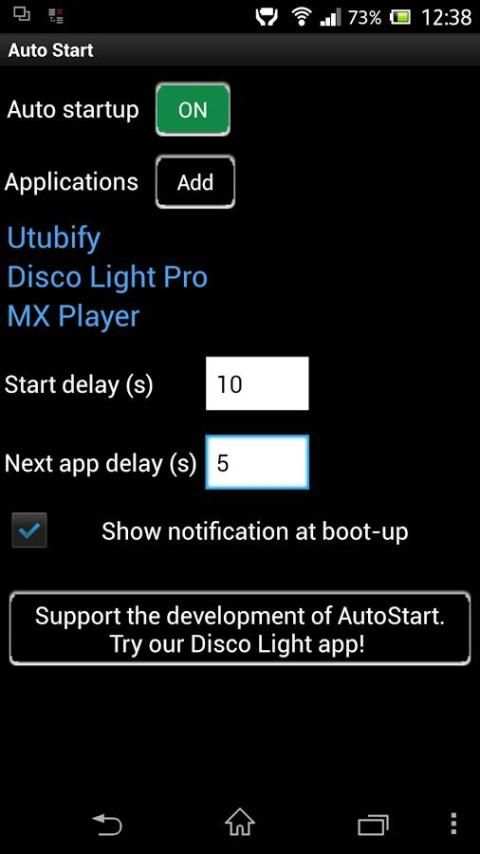 AutoStart - No root 3 تصوير الشاشة