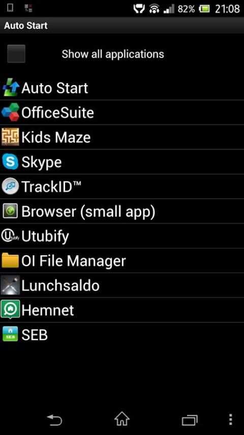 AutoStart - No root 2 تصوير الشاشة