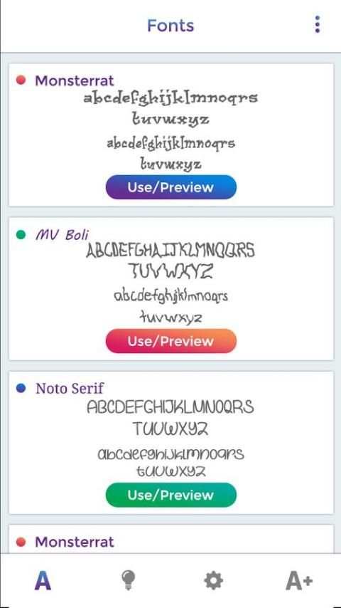 Galaxy Font Style 5 تصوير الشاشة
