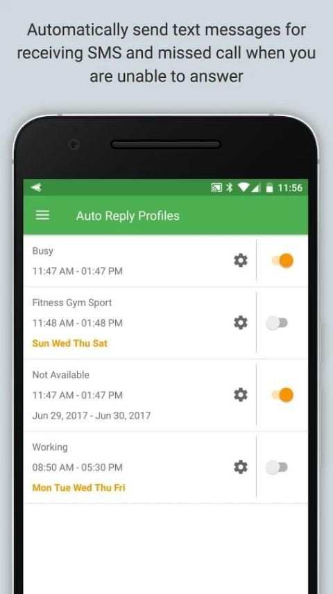 Air Messenger: Auto reply & Scheduled messages screenshot 4