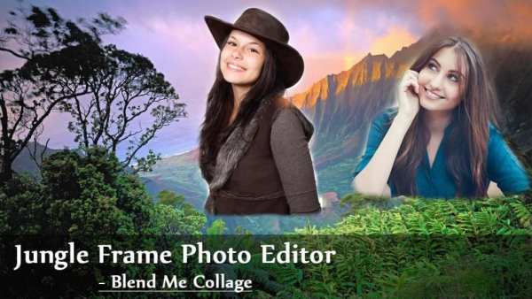 Jungle Frame Photo Editor - Blend Me Collage скриншот 3