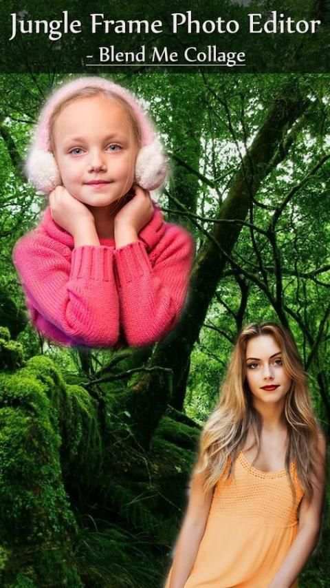 Jungle Frame Photo Editor - Blend Me Collage скриншот 2