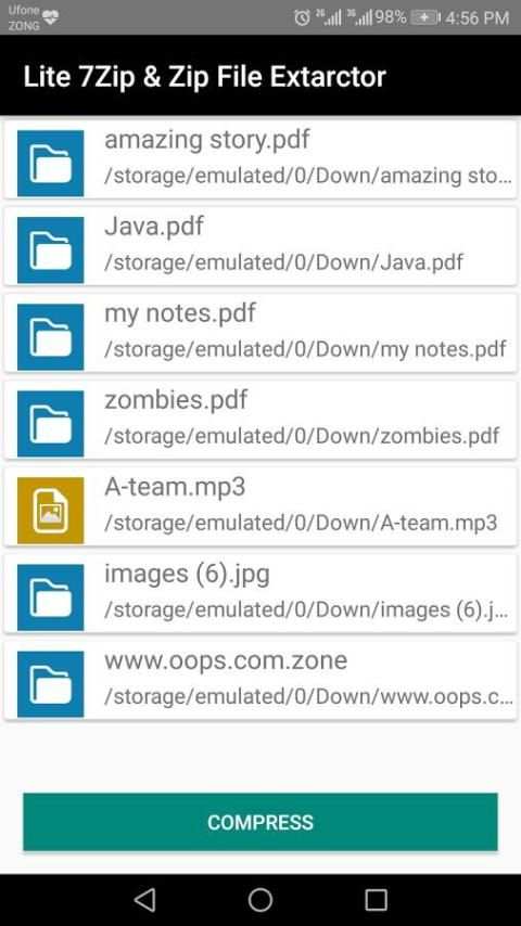 Lite 7z & 7Zip File Extarctor screenshot 7