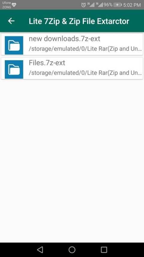 Lite 7z & 7Zip File Extarctor 1 تصوير الشاشة