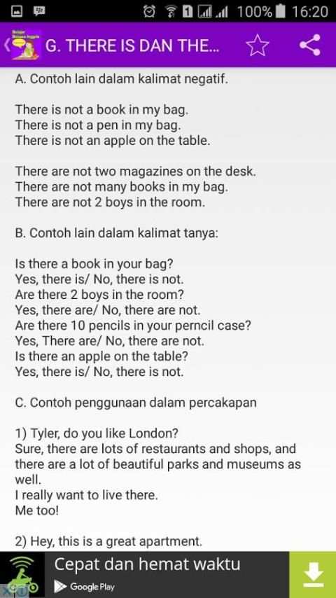 Belajar Bahasa Inggris II screenshot 1