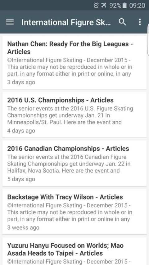 Figure Skating News 5 تصوير الشاشة