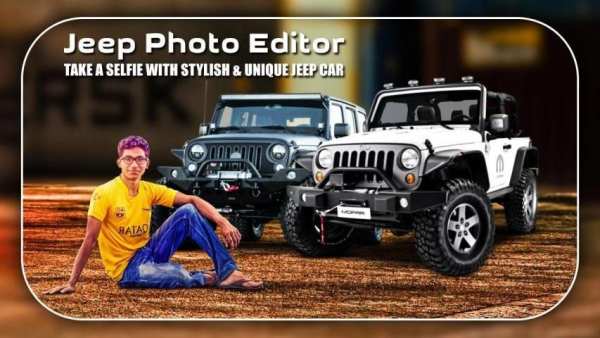 Jeep Photo Editor : Photo With Sport Jeep 3 تصوير الشاشة
