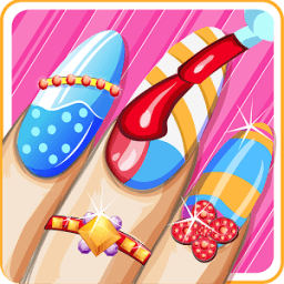 Pretty nail salon makeover icon