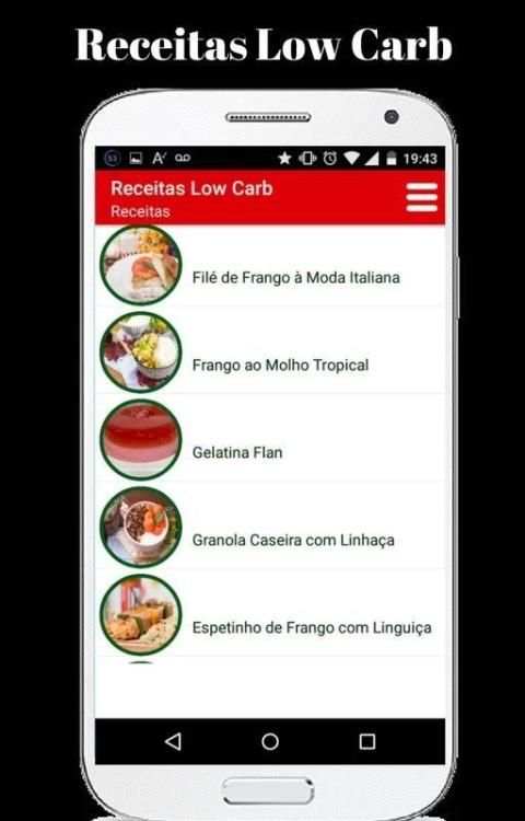 Receitas Low Carb - BR screenshot 1