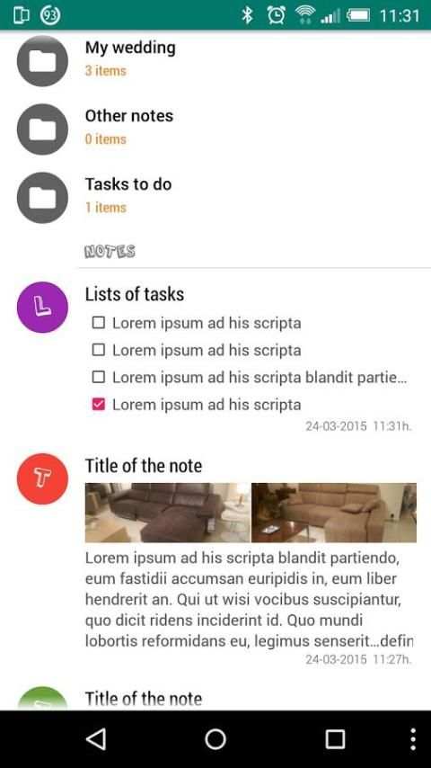 Folder Notes स्क्रीनशॉट 1