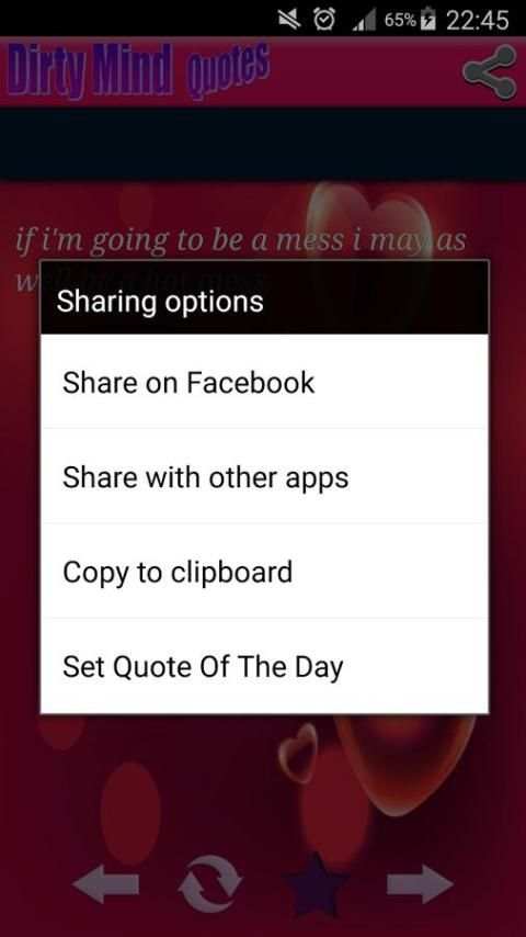Dirty mind quotes screenshot 4