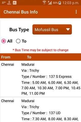 Chennai Bus Info screenshot 7