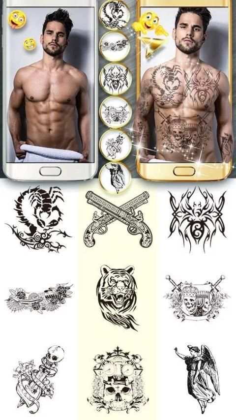 (FREE) Z CAMERA TATTOO 2 STICKER 1 تصوير الشاشة