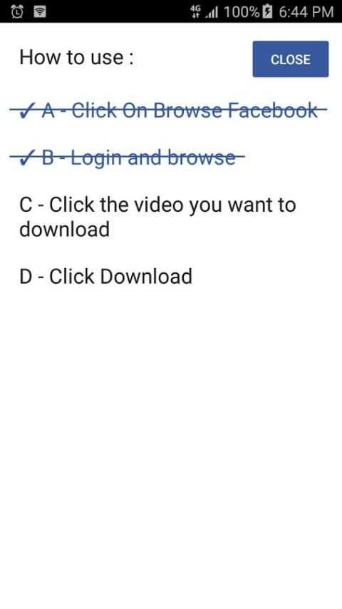 Video Downloader for Facebook स्क्रीनशॉट 3