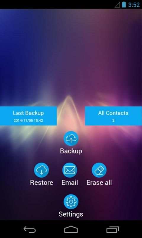 Contacts Backup screenshot 5
