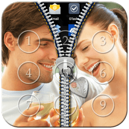 Couple Passcode Zipper Lock أيقونة