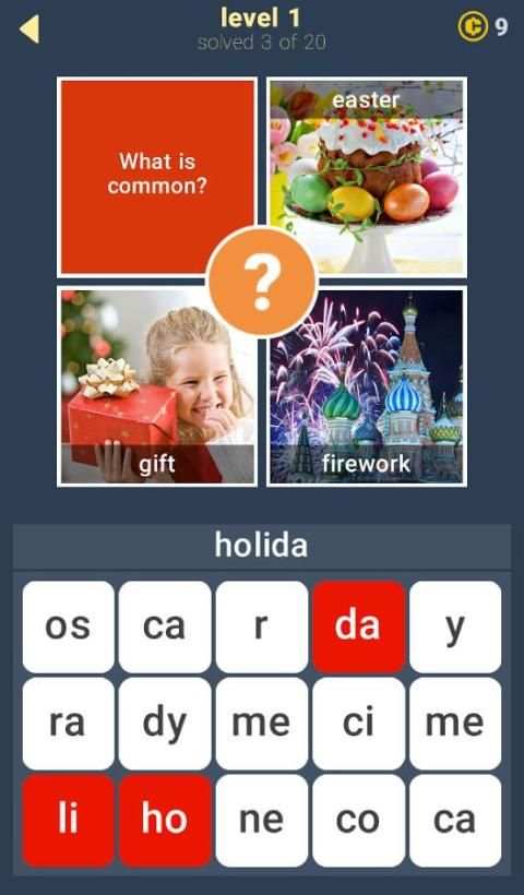 3 Pics 1 Key Word screenshot 1