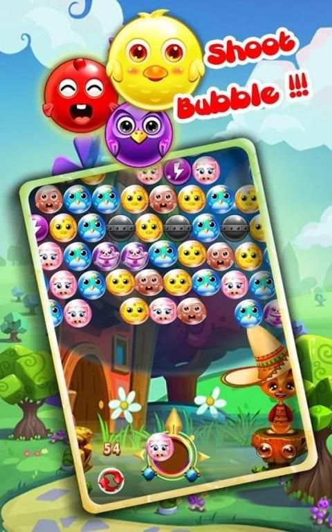 Bubble Bash Bubble Bird Rescue स्क्रीनशॉट 2