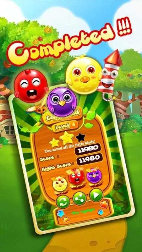 Bubble Bash Bubble Bird Rescue स्क्रीनशॉट 10
