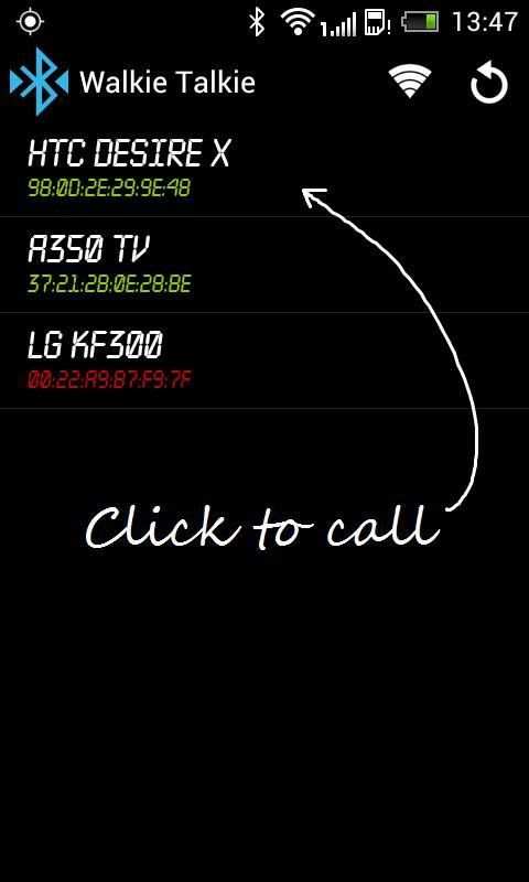 Bluetooth Walkie Talkie 4 تصوير الشاشة