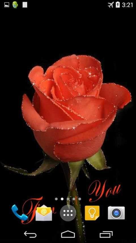 Red Rose Live Wallpaper screenshot 2