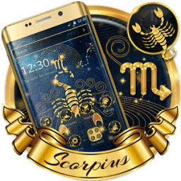 Cryptic Gold Scorpion Theme иконка