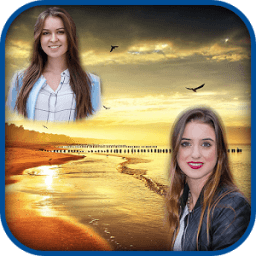 ikon Sunset Frame Photo Editor - Blend Me Collage