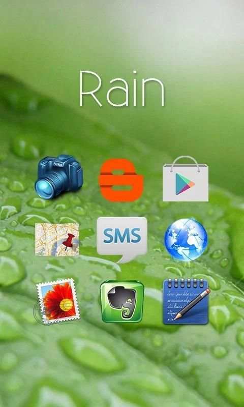 Rain - Solo Theme screenshot 2