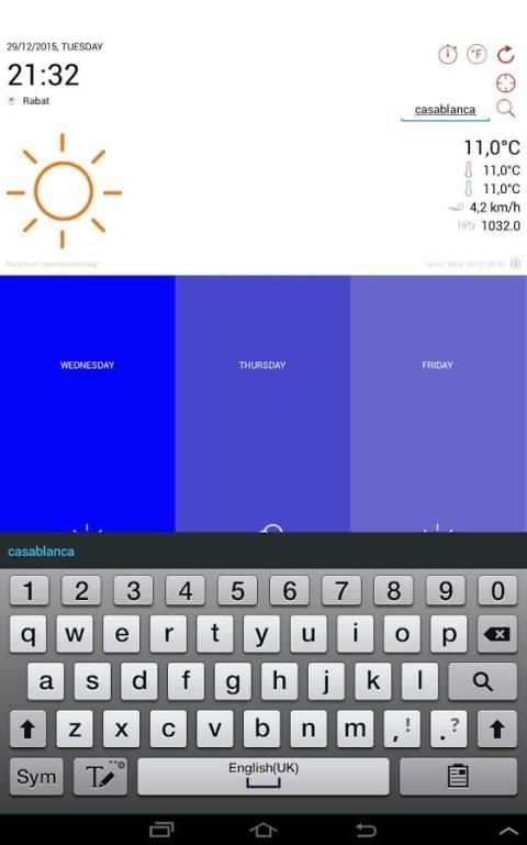 Météo Maroc gratuite screenshot 2