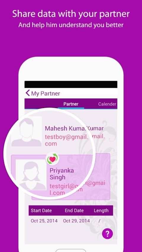 My Period Tracker / Calendar स्क्रीनशॉट 1