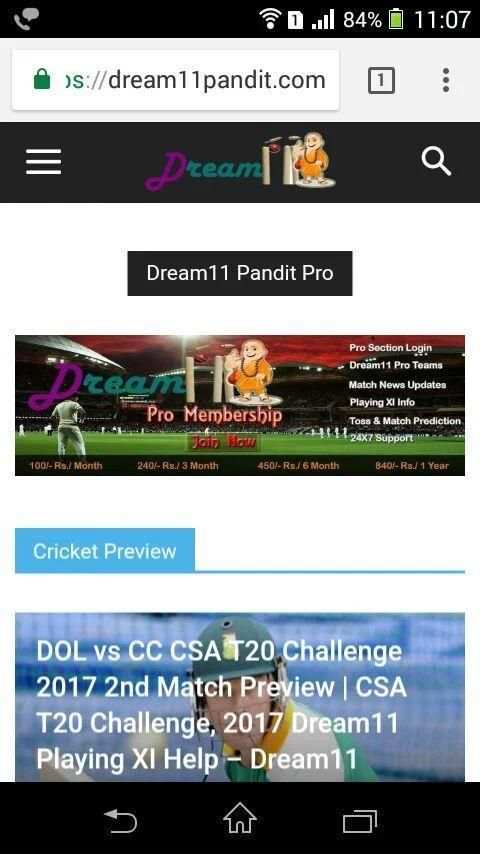 Dream11 Pandit screenshot 1