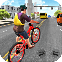 शहर बीएमएक्स साइकिल सवार आइकन