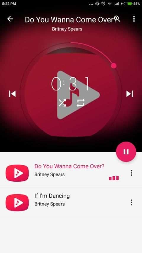 M2M Music Player - Free Music For Youtube скриншот 1