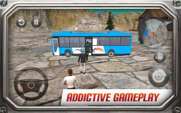 Uphill Tourist Bus: Modern Offroad Transport Coach screenshot 2