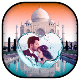 Taj mahal photo frame icon