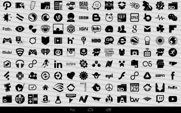 Stamped Black Icons स्क्रीनशॉट 2