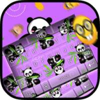 Cartoon Panda Keybaord Theme