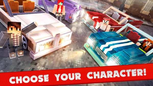 Blocky Car Driving Simulator स्क्रीनशॉट 1