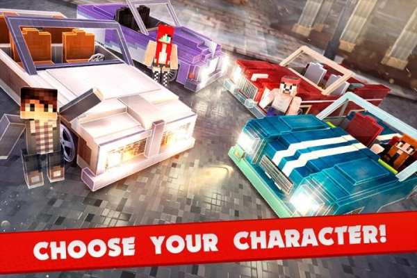 Blocky Car Driving Simulator स्क्रीनशॉट 9