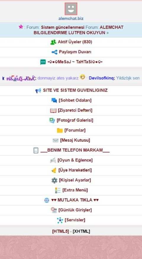 Alemchat.biz Mobil Sohbet screenshot 3