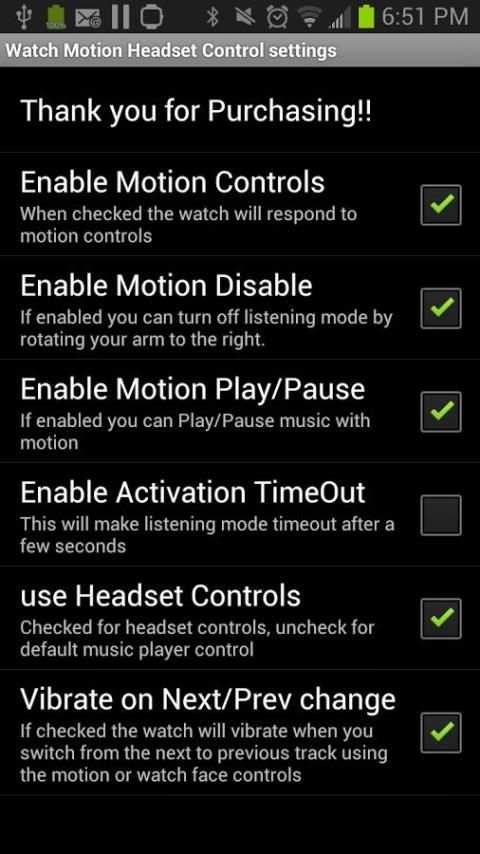 SmartWatch Motion Headset स्क्रीनशॉट 3