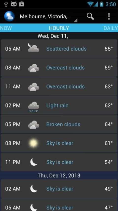 WeatherKast 8 تصوير الشاشة
