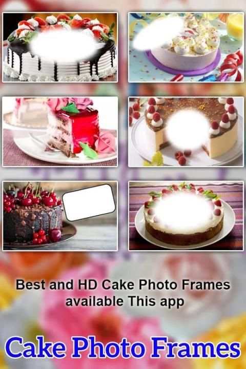Cake Photo Frame स्क्रीनशॉट 4