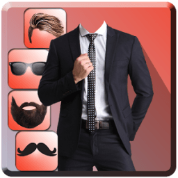 ikon Men Suit Photo Editor-Hair, Mustache Costume 2017