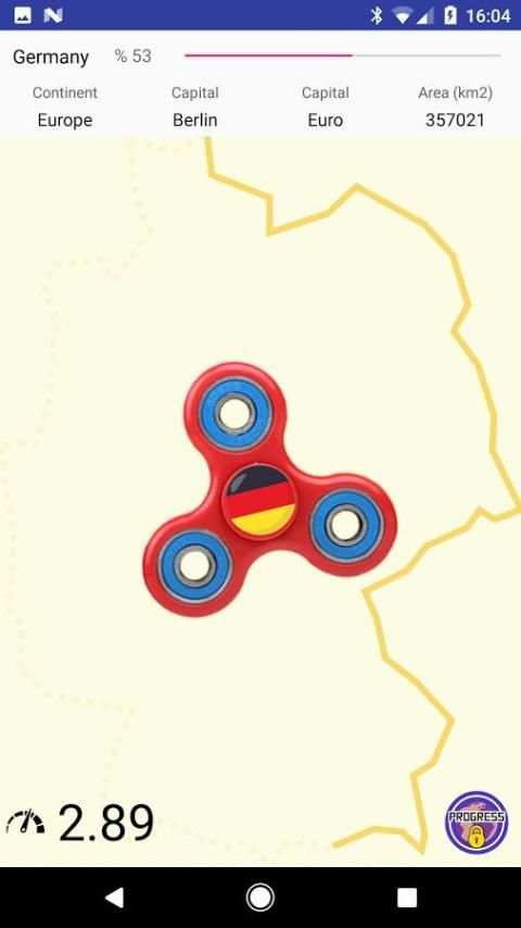 ߷ Fidget Flag Spinner ߷ World Flags Game скриншот 4