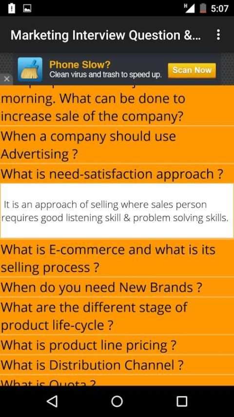 Marketing Interview Questions скриншот 2
