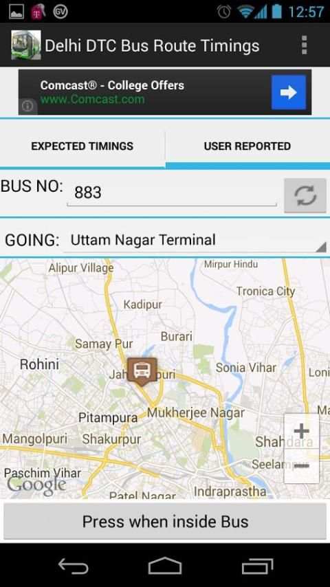 Delhi DTC Bus Timings & Routes скриншот 2
