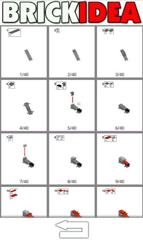 Bricks Instruction Tractor with trailer screenshot 5