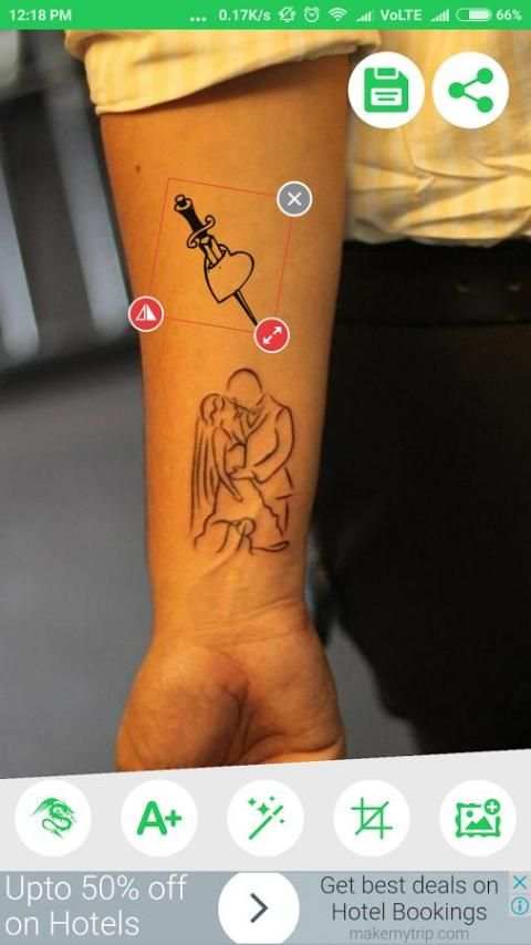 Tattoo Editor With My Name 2 تصوير الشاشة